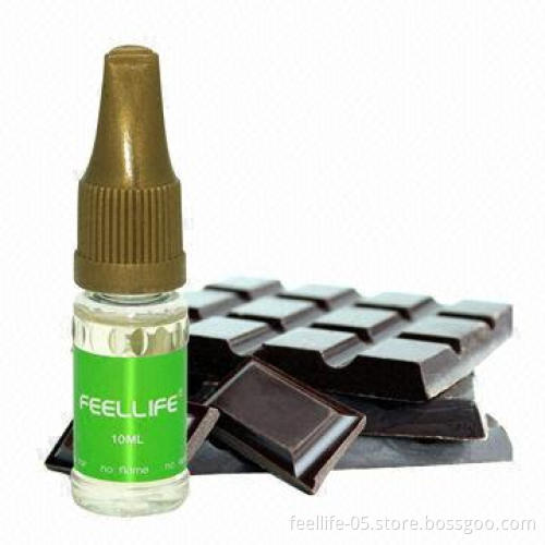 Feel Life Chocolate Refill E-liquid with Child-proof Bottle, FDA, MSDS and GMP Marks